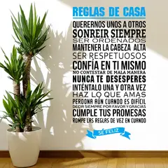 STICKART - Vinilo Reglas De Casa