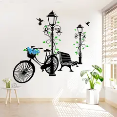 STICKART - Vinilo Bicicleta Y Faroles