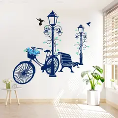 STICKART - Vinilo Bicicleta Y Faroles