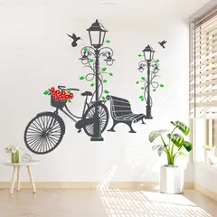STICKART - Vinilo Bicicleta Y Faroles