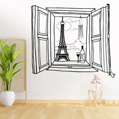 STICKART - Vinilo Ventana París