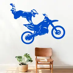 STICKART - Vinilo Acróbata En Moto