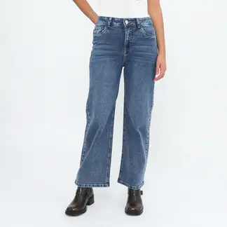 DENIMLAB - Jean Straight Tiro Alto Mujer