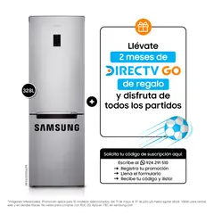 SAMSUNG - Refrigeradora Bottom Freezer 328L RB33J3230SA/PE