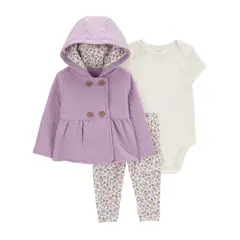 CARTER'S - Conjunto 3 Piezas Bebé Niña Carters