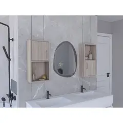 TUHOME - Mueble Auxiliar Bath X2 Blanco