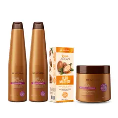 BE NATURAL - Combo Repair Argan 350ml