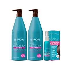 BE NATURAL - Combo Vital Placenta 1 Litro