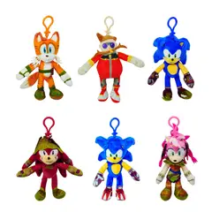 SONIC - Peluche De 15cm Con Clip Para Colgar