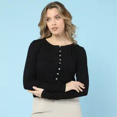 SYBILLA - Polo Manga Larga Mujer