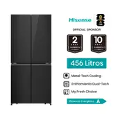 Refrigeradora Hisense 456Lt French Door RQ5P470NE1A