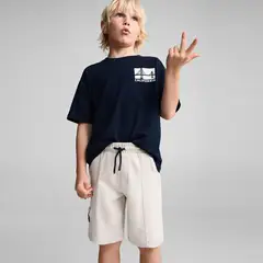 MANGO KIDS - Bermuda Niño Algodón