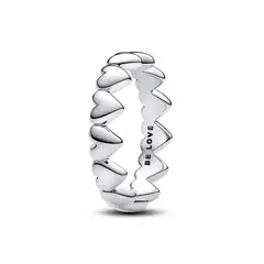 PANDORA - Anillo Fila De Corazones