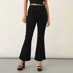 MOSSIMO - Jean Flare Tiro Medio Mujer