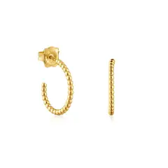 TOUS - Criolla Plata Baño Oro Bolas 15mm