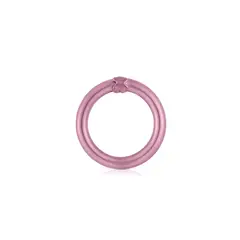 TOUS - Anilla Plata Acabado Rosa 20 mm