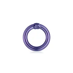 TOUS - Anilla Plata Acabado Morado 16 mm