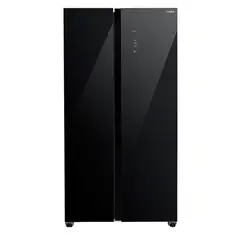 MABE - Refrigeradora Side By Side No Frost Inverter 581 L Netos Black Glass - Msd631lklng0