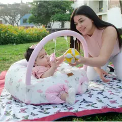 MATERNELLE - Puff De Descanso Bebé 2 En 1