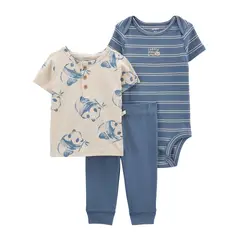 CARTER'S - Conjunto 3 Piezas Bebé Niño Algodón