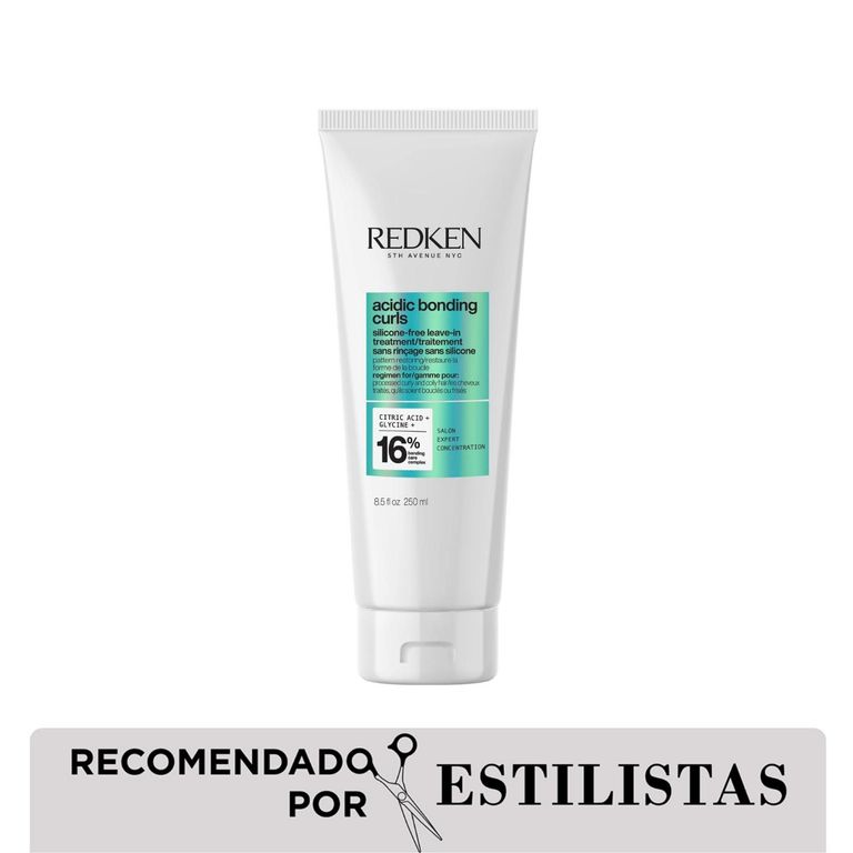 Tratamiento Sin Enjuague Sin Silicona Para Cabello Rizado Acidic Bonding Curls 250Ml