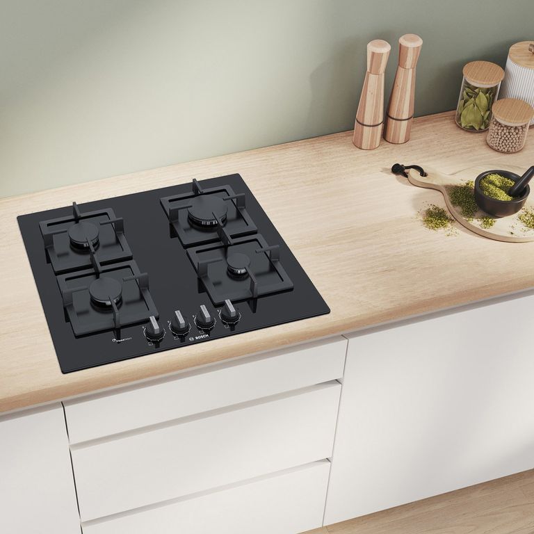 Encimera A Gas Ppp6a6b20 Vidrio Templado  Ng