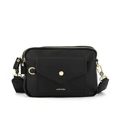 AMPHORA - Cartera Crossbody Cyril Negro