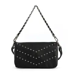 AMPHORA - Cartera Crossbody Huber Negro