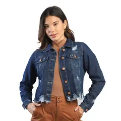 FORDAN JEANS - Casaca Casual 100% Algodón Mujer