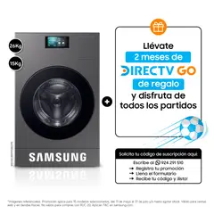 SAMSUNG - Lavaseca Bespoke AI 26/15Kg Gris WD26DB8995BZPE