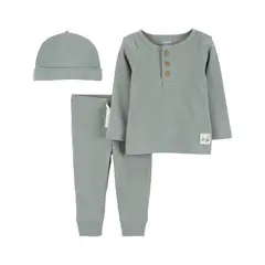 CARTER'S - Conjunto Bebé Niño 3 Piezas Algodón Carters