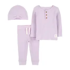 CARTER'S - Conjunto Bebé Niña 3 Piezas Algodón Carters