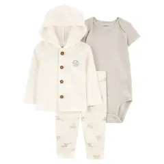 CARTER'S - Conjunto Bebé Unisex 3 Piezas Algodón Carters