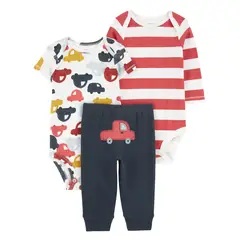 CARTER'S - Conjunto 3 Piezas Bebé Niño Algodón