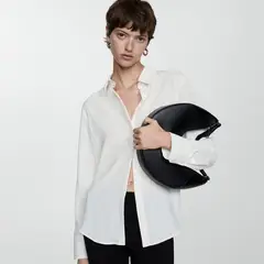 MANGO - Blusa Manga Larga Mujer
