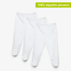 YAMP - Pantalón Bebé Niño Niña Pack X3 Algodón