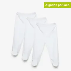 YAMP - Pantalón Bebé Niño Niña Pack X3 Algodón