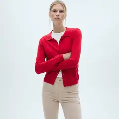 MANGO - Jean Flare Algodón Mujer