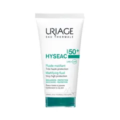 URIAGE - Hyseac Fluido Matificante Spf50+ 50ml - Protección Muy Altas Para Pieles Mixtas
