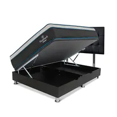 DRIMER - Dormitorio Divan Pure Fresh Queen + 2 Almohadas + Protector