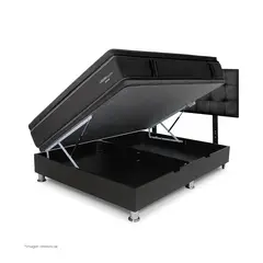 DRIMER - Dormitorio Divan Cromopedic Queen + 2 Almohadas + Protector