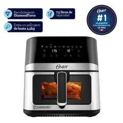 OSTER - Freidora De Aire Digital 7.5L Ventana Y Luz