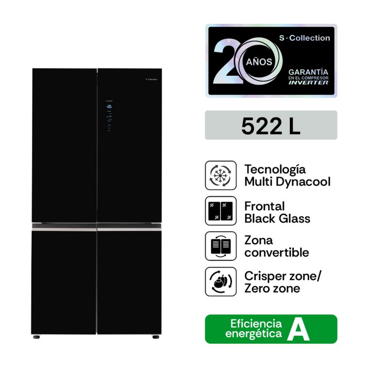 Refrigeradora French Door S-collection Berlin 522l