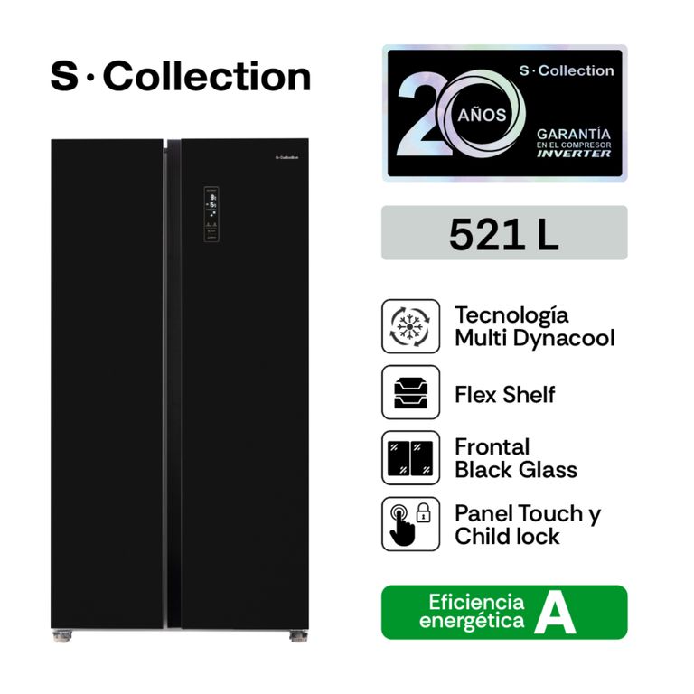 Refrigeradora Sbs S-collection London 521l.