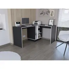 TUHOME - Escritorio En L Rookie-blanco