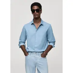 MANGO - Camisa Regular Fit Algodón Hombre