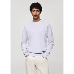 MANGO - Jersey Punto Fino Algodón Hombre