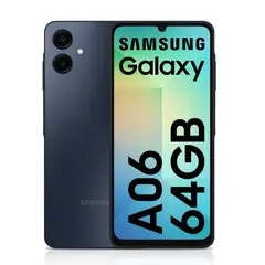 SAMSUNG - Smartphone Galaxy A06 Negro 6.7" 64Gb 4G