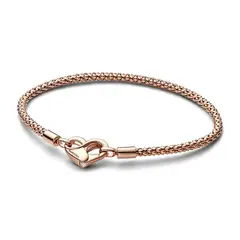 PANDORA - Pulsera Cadena Con Tachuelas 14k