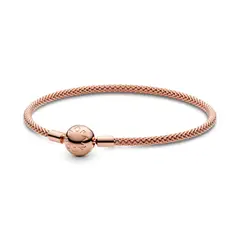 PANDORA - Pulsera Rose Momentos Malla